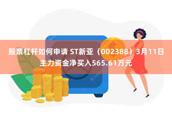 股票杠杆如何申请 ST新亚（002388）3月11日主力资金净买入565.61万元