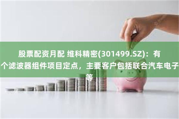 股票配资月配 维科精密(301499.SZ)：有多个滤波器组件项目定点，主要客户包括联合汽车电子等